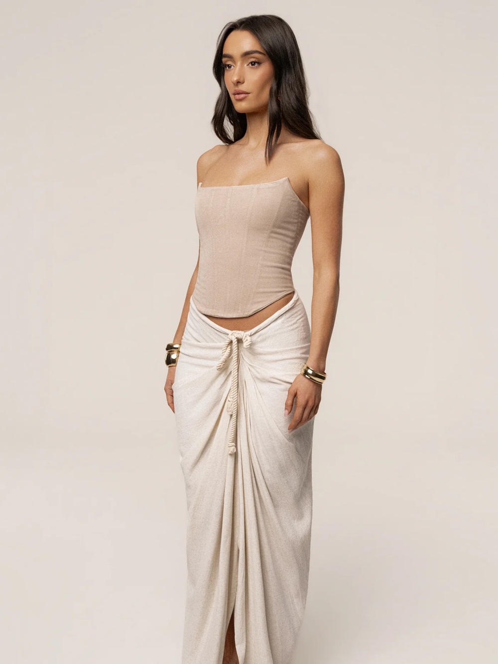 JLUXLABEL | Natural Fenix Reversible Corset - Picture 10 of 16
